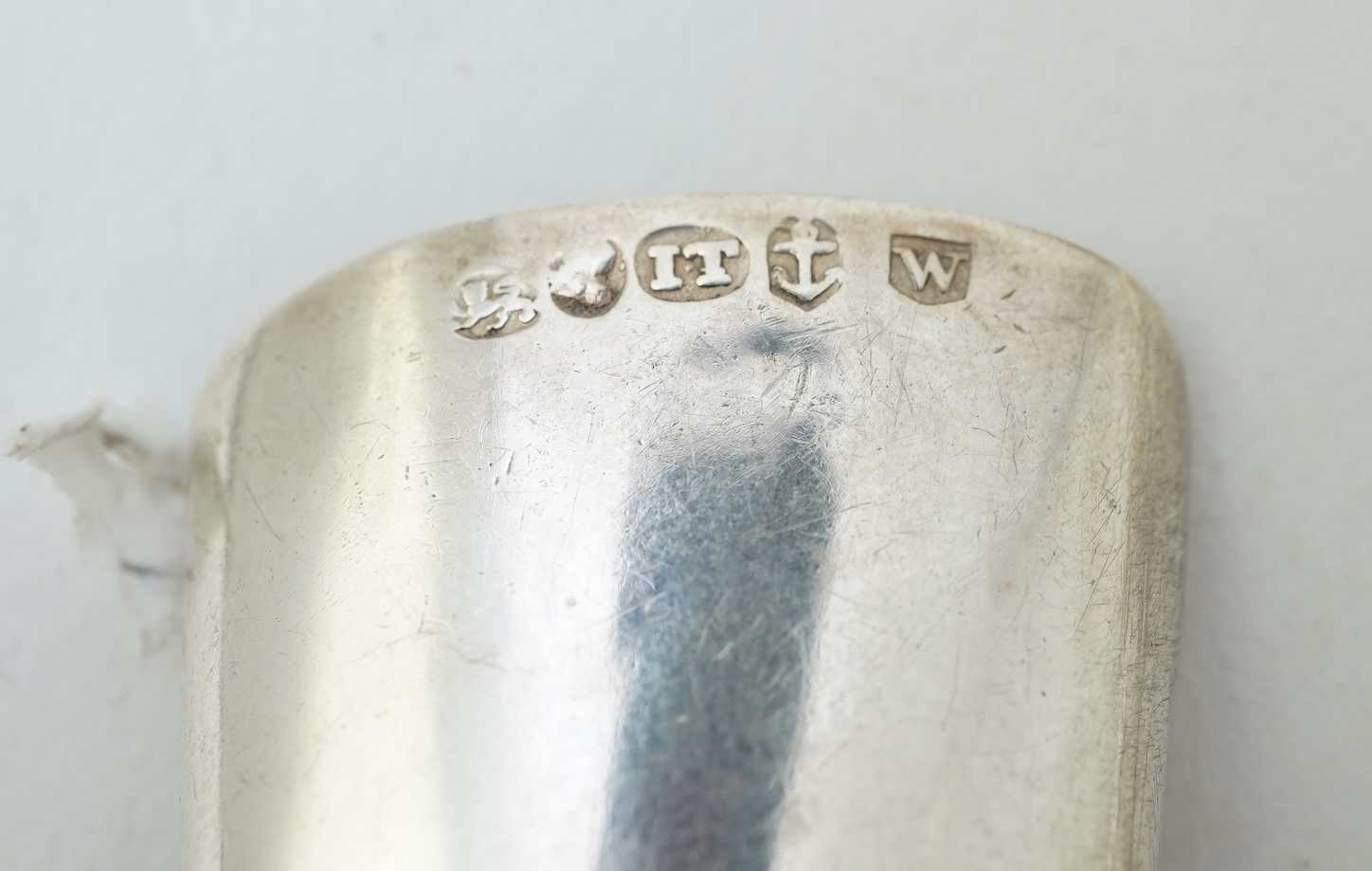 Ten assorted 19th century silver caddy spoons